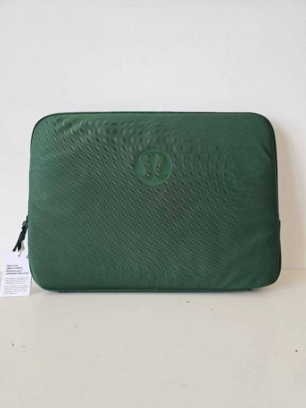 NWT LULULEMON IVYG/WKKI Green Khaki New Crew Laptop Sleeve Zippered One Size OS - Picture 6 of 11